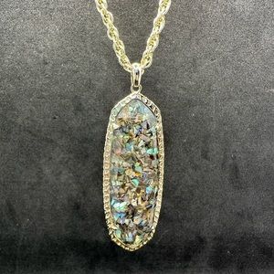 Kendra Scott Layden Gold Crushed Abalone Necklace